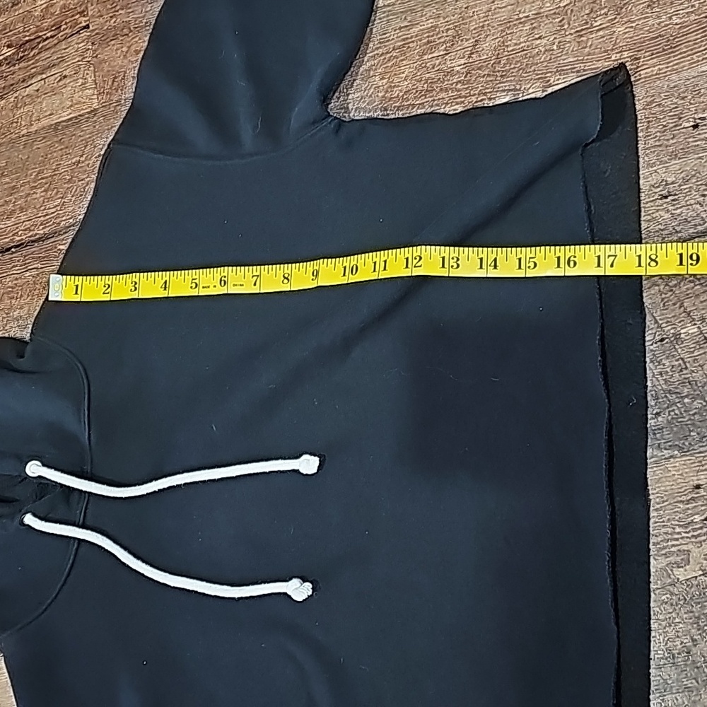Wild Fable Women's Small Cropped Black Hoodie - Picture 7 of 8